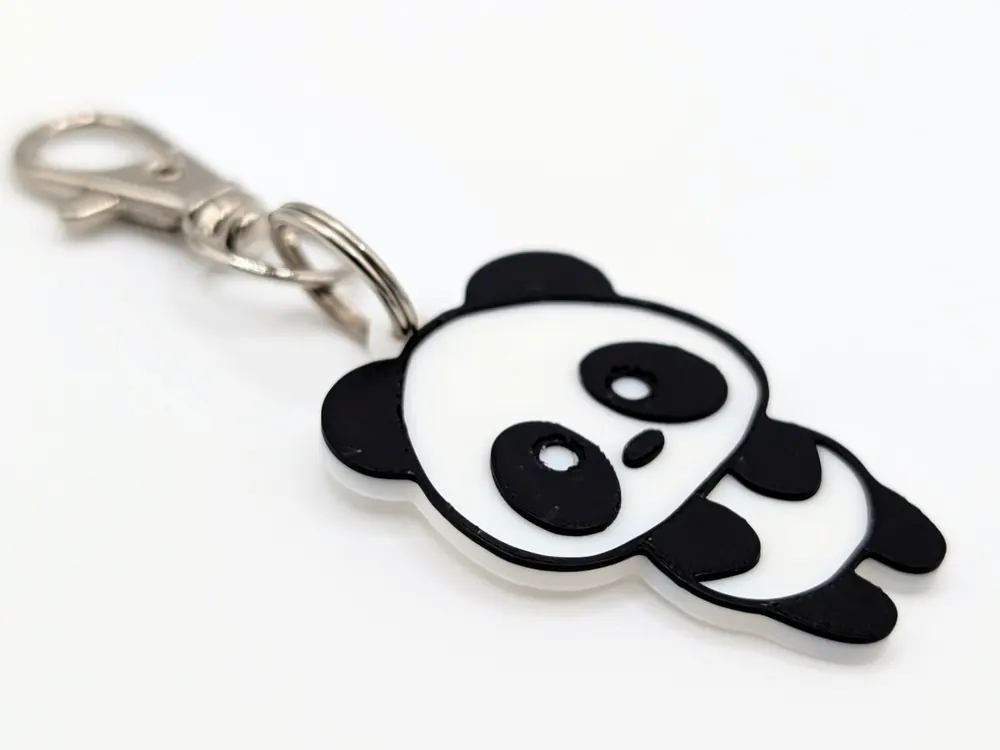 Tiny Panda Keychain